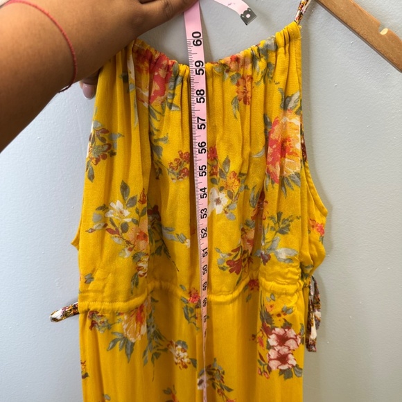 Free People Georgia floral jumpsuit size medium BOHO CHIC | FAIRY CORE - Picture 9 of 10